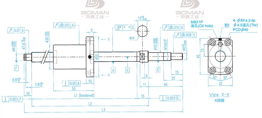 TBI XSVR01210B1DGC5-230-P1 tbi滚珠丝杠安装方法