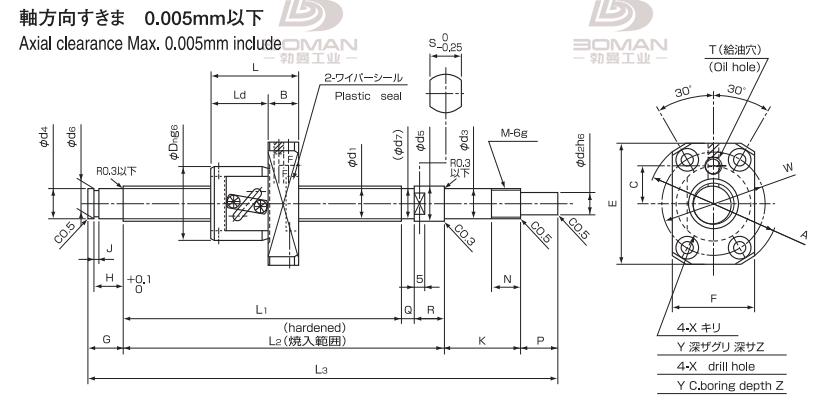 ISSOKU BSP1002RC3T-169 issoku丝杆型号