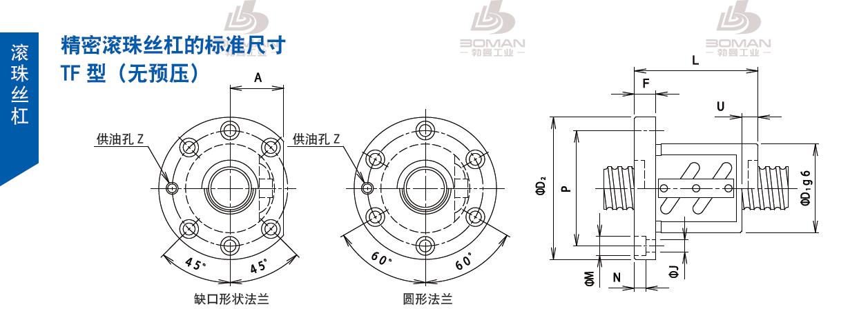 TSUBAKI 36TFL5 tsubaki滚珠丝杆